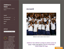 Tablet Screenshot of children-voice.org
